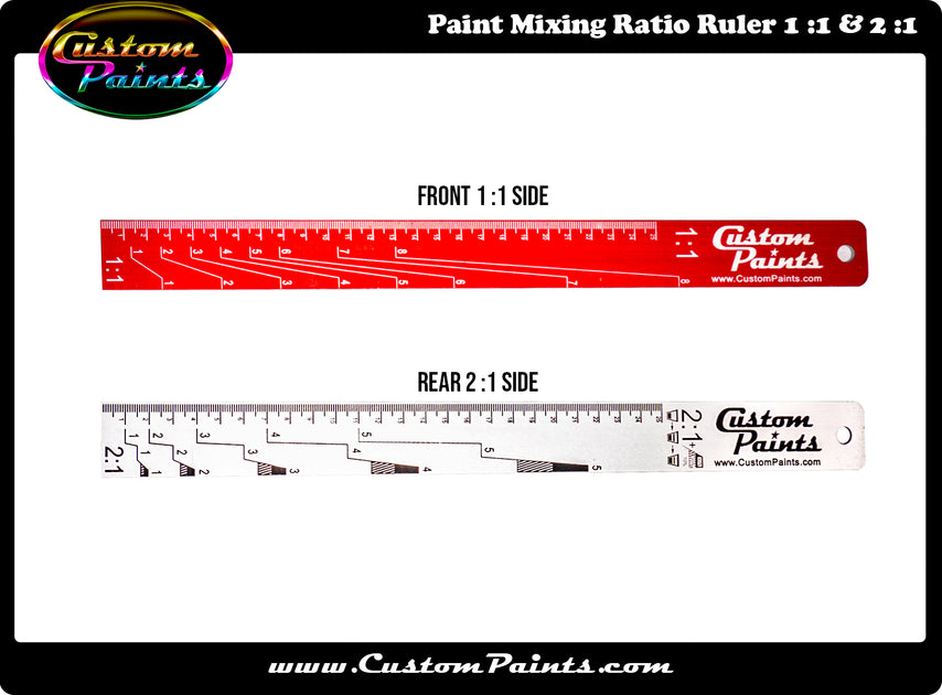 Paint Measuring Mixing Stick Ratio 2:1 4:1