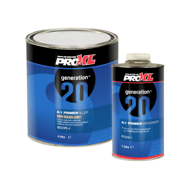 Primer: ProXL Gen20 High Solid 2K Primer Grey - 4 Litre Kit