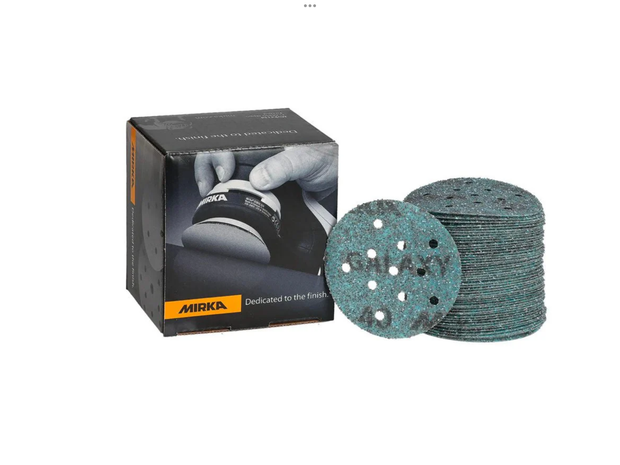 Abrasive: mirka 80g 75mm Discs