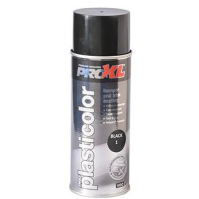 Aerosol: ProXL Plasticolour Black, 400ml